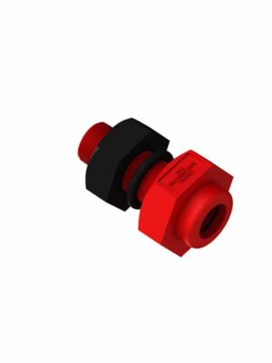 10-702-BH-AC ¼- 1/8 bulk head fitting (Acetal)