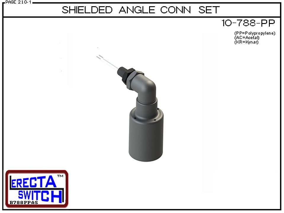 10-788-PP Shielded Angle Connector Side Mounted Level Switch Set (Polypropylene) - Image 2