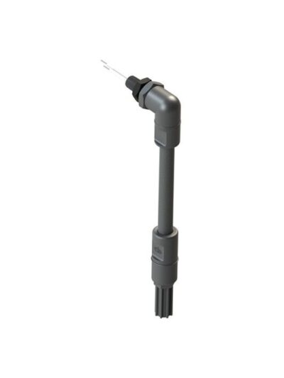 11-810-PP Angle Connector Mounted Extended Temperature Probe / Bimetal Temperature Switch Set (Polypropylene)