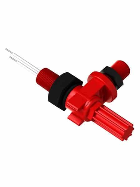 11-895-AC Bimetal 1/4 Bulkhead / Snap-In Bracket Mounted Temperature Switch Set (Acetal)