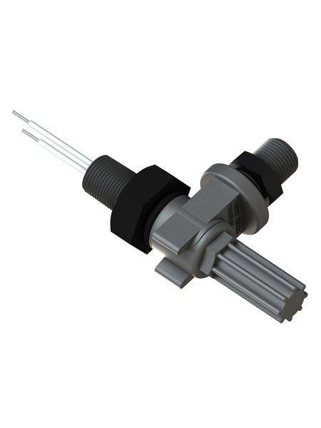 11-895-PP Bimetal 1/4 Bulkhead / Snap-In Bracket Mounted Temperature Switch Set (Polypropylene)