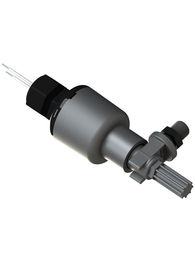 11-895-R-PP Bimetal Receptacle / Snap-In Bracket Mounted Temperature Switch Set (Polypropylene)