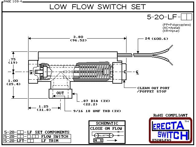 5-20-LF-AC Low Flow Switch Set (Acetal) - Image 3