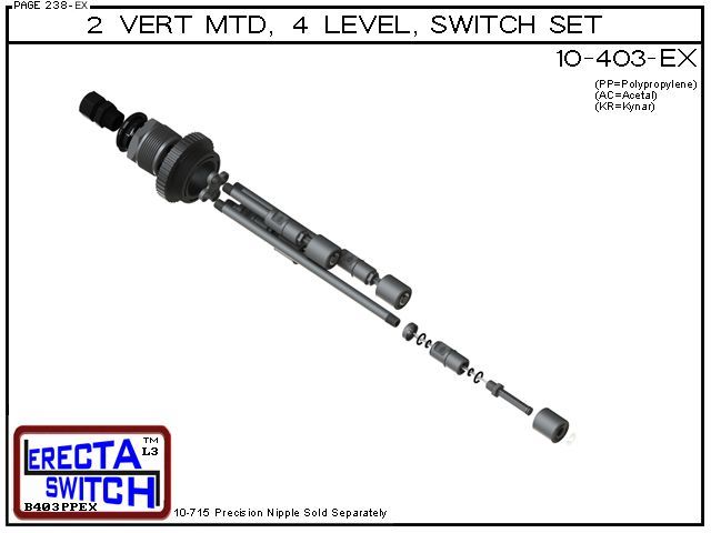 10-403-AC 2" MTD 4 Level Drum Level Switch Set - Image 4