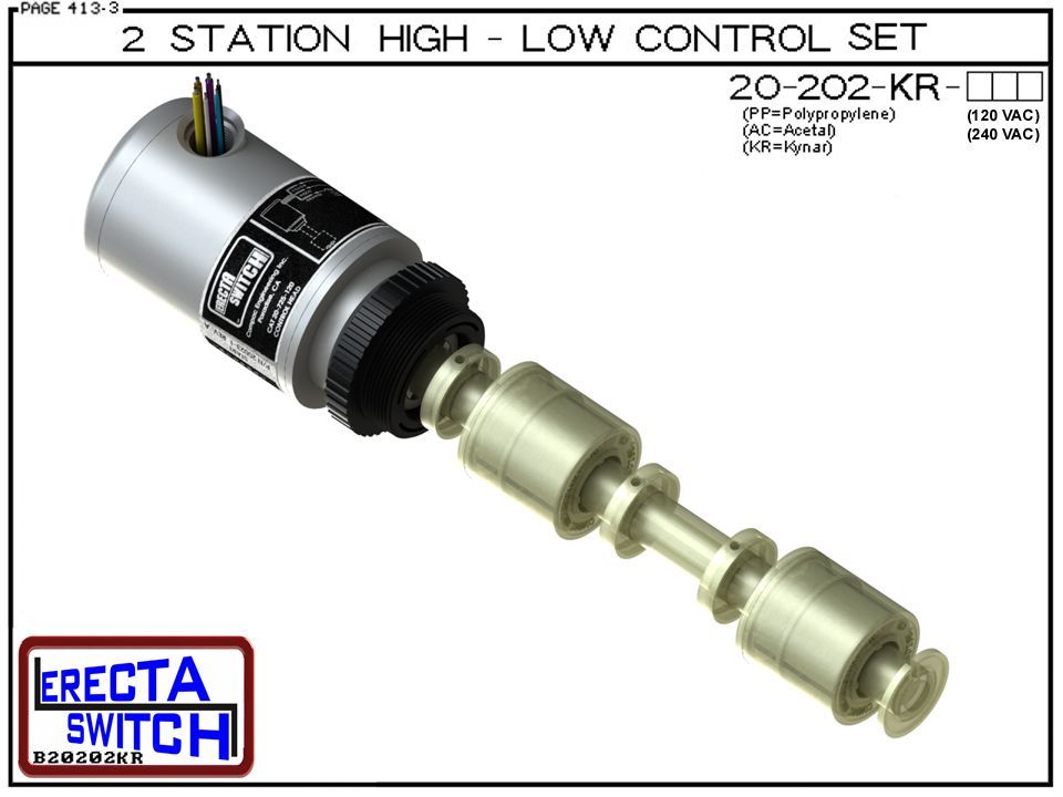 20-202-KR-120 2 Station High - Low Control Set - Image 2